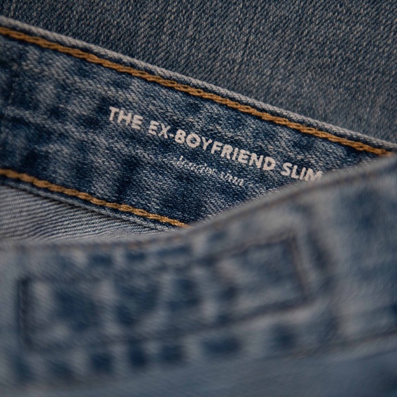 Ag Adriano Goldschmied Sexy Ex Boyfriend Slim Jeans Torn Knees - Picture 9 of 11